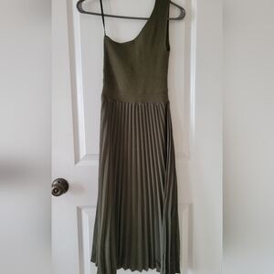 Ted Baker One Shoulder Pleated Dress